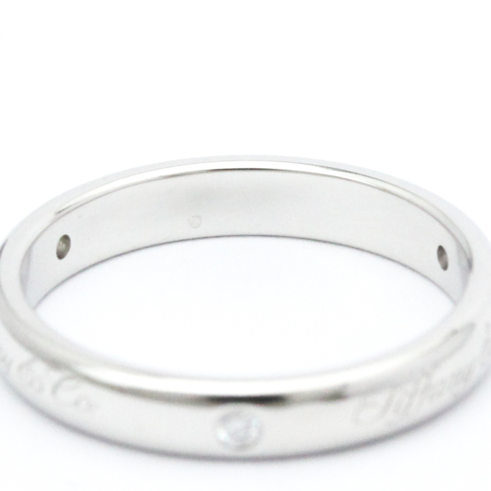 Tiffany Notes 3PD Ring Platinum Fashion Diamond Band Ring Silver - Picture 5 of 9